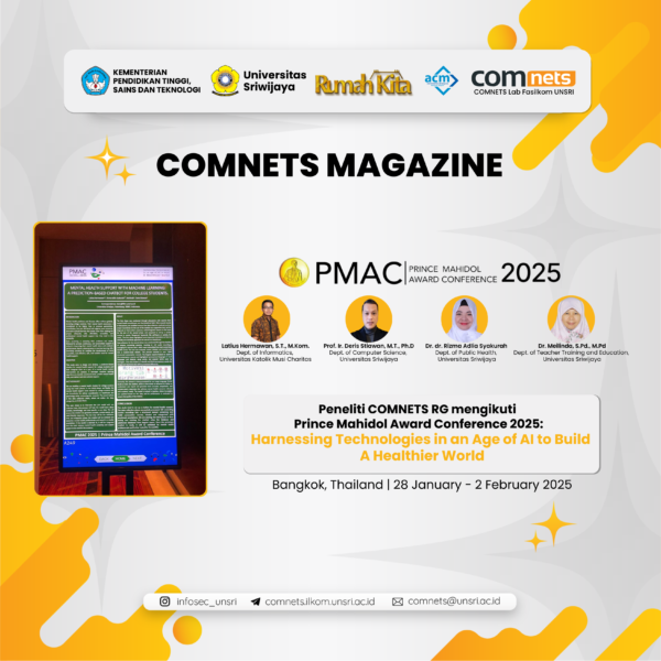 Peneliti COMNETS RG Hadir di PMAC 2025: Kolaborasi AI dan Kesehatan Mental untuk Mahasiswa